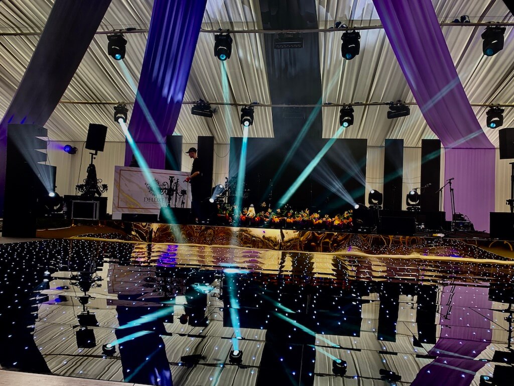 Black Dance Floor Hire