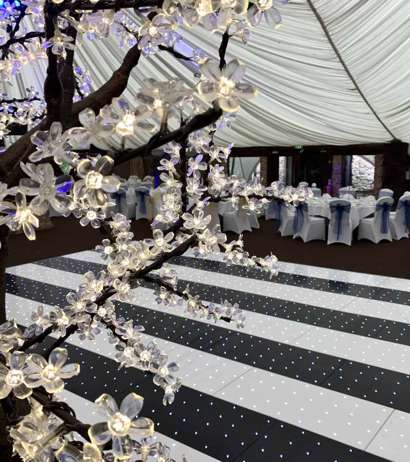 Striped Starlit Dance Floor